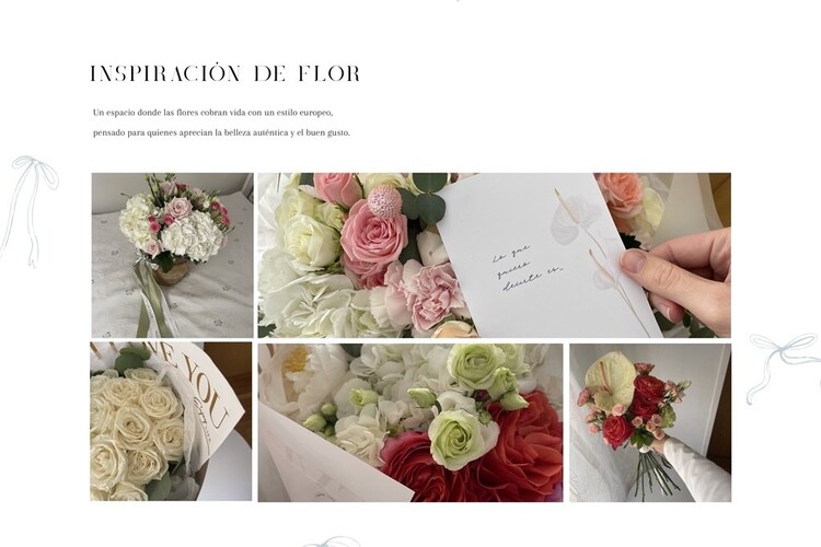 Inspiración de flor
